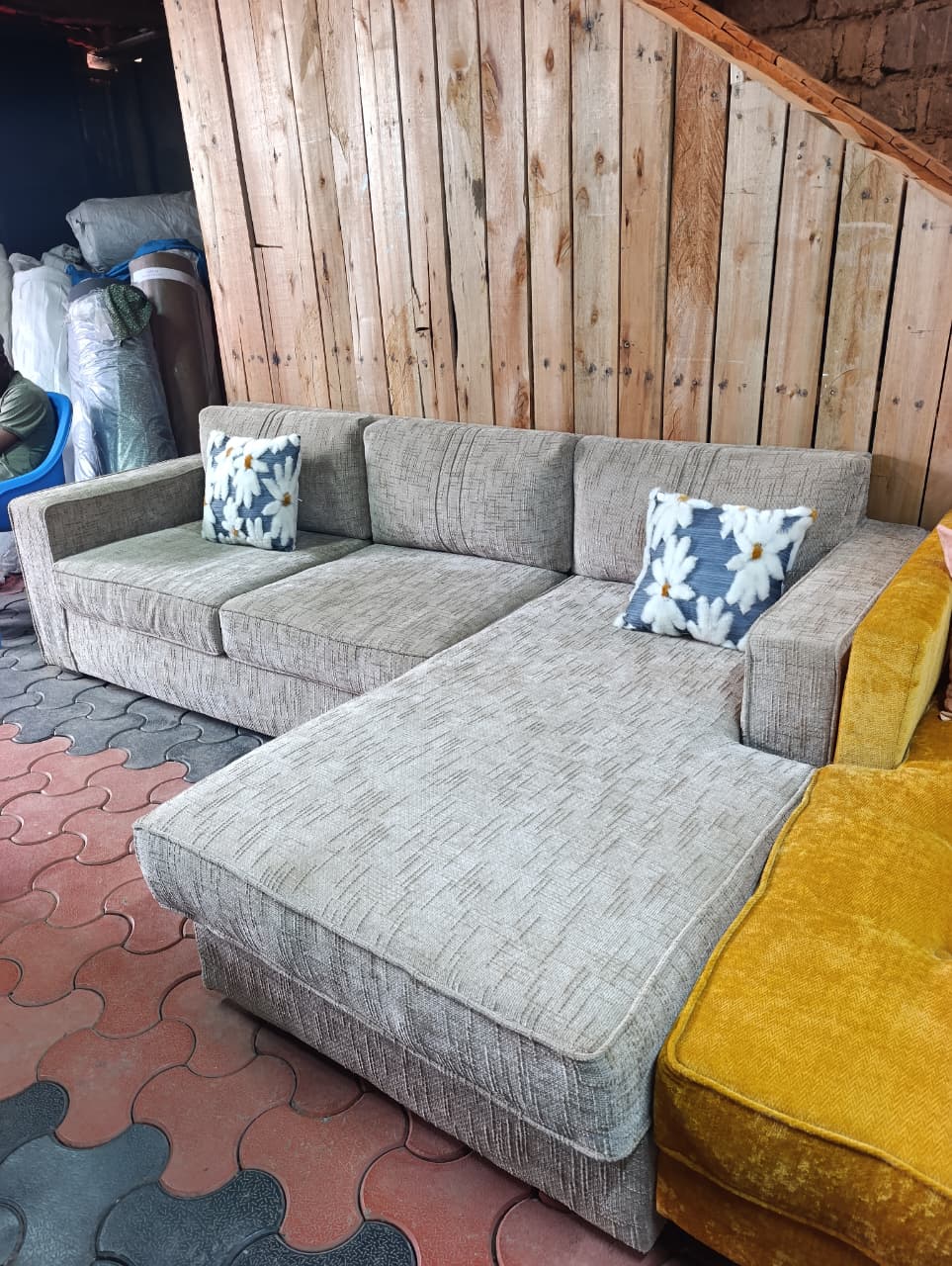 L Shape L Shaped sofa - Image 1